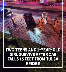 Tulsa Bridge Crash Obituary, Death: No Fatalities After Car With Two Teens and Infant Falls 15 Feet Onto I-244 in Oklahoma